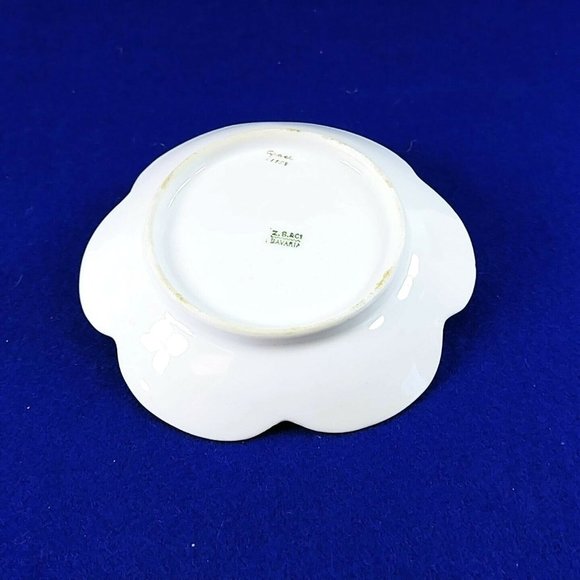 Candy Trinket Dish Hand Painted Artisan Signed 1958 Zeh Scherzer Bavaria - Picture 3 of 9